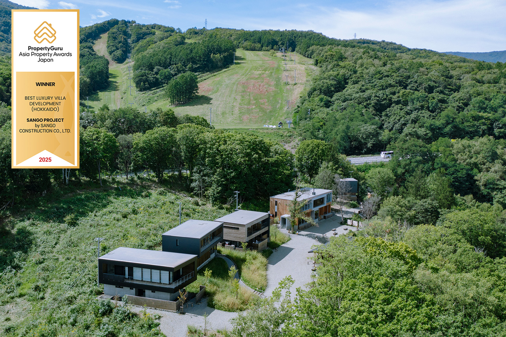 山郷が「PropertyGuru Asia Property Awards (Japan) 」において「BEST LUXURY VILLA DEVELOPMENT」を受賞